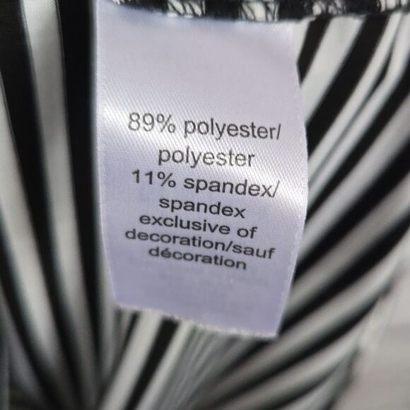 Maurices Striped T-shirt Dress Floral Embroidery Jersey Knit Shift A-Line Casual - Picture 9 of 13